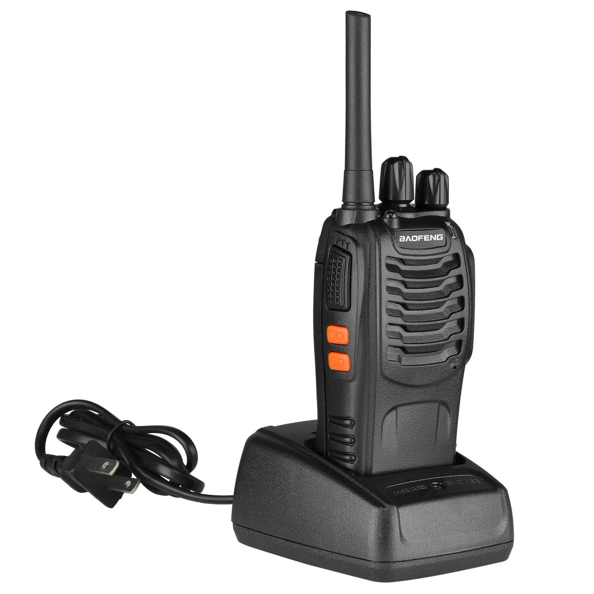 Walkie-talkie BF-88E 1500mAh Ultra-long Standby Walkie-talkie Standard Black