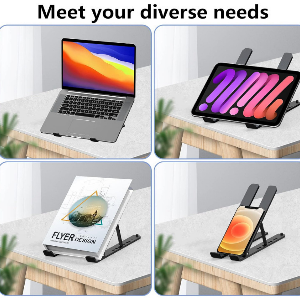 Portable Laptop Stand Adjustable Foldable Notebook Tablet Holder Laptop Stand Desk