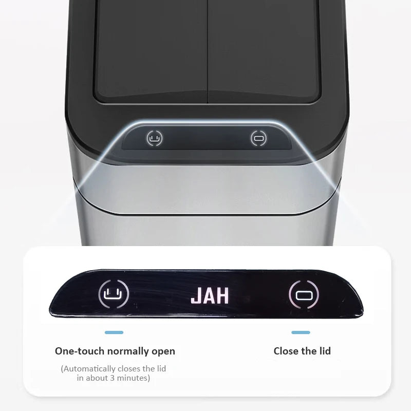 20L Stainless Steel Smart Trash Can – Automatic Sensor Kitchen Wastebasket & Food Waste Bin