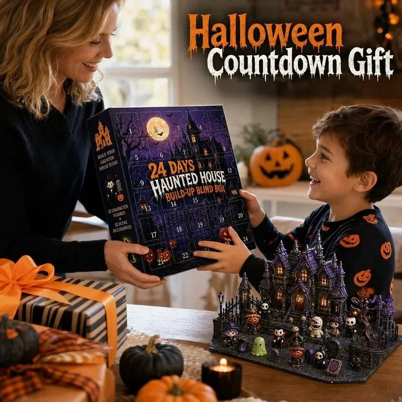 😱2026 Halloween Advent Calendar 24 Days Countdown 24pcs Horror Movie Mini Figures🔥