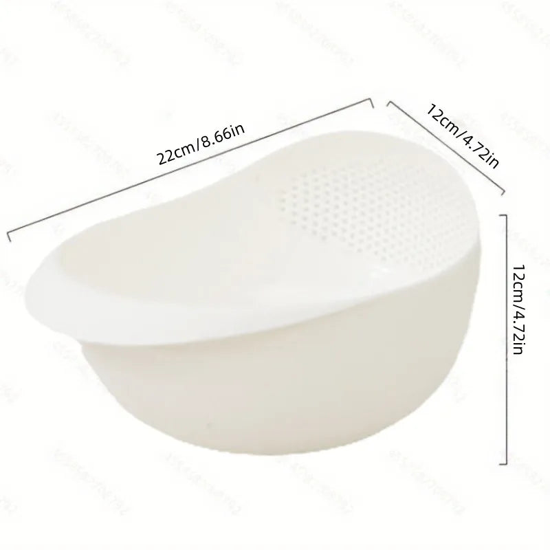 Rice Drainage Basket Rice Filter Fruit and Vegetable Drainage Basket Multipurpose