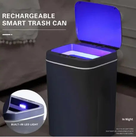 16L Smart Sensor Trash Can - Touchless Automatic Waste Bin for Kitchen & Bathroom Recycling