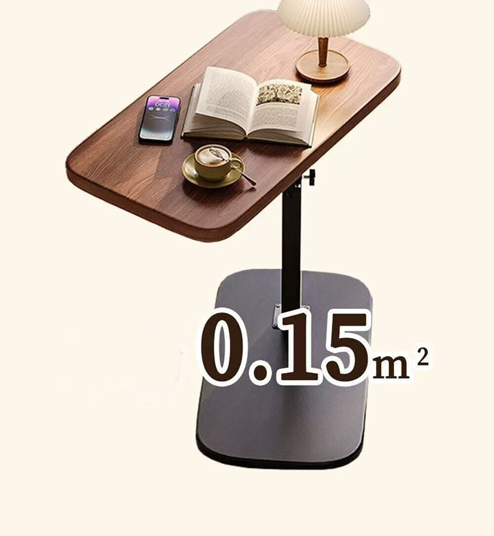 Adjustable C-Shaped Sofa Side End Table Coffee Laptop Table Living Room Bedroom
