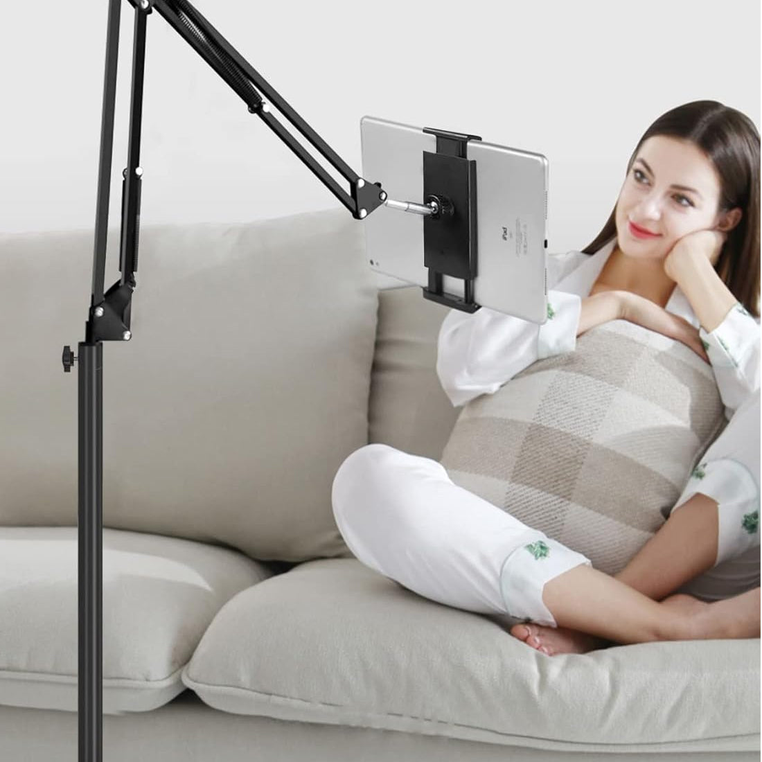 NEW 360° Universal Adjustable Floor Stand Holder For iPad/Tablet/Phone