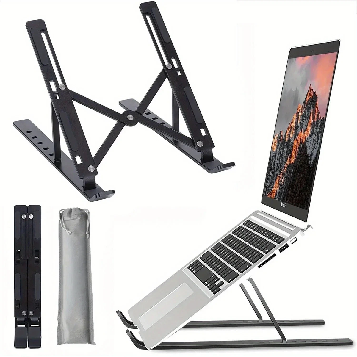 Portable Laptop Stand Adjustable Foldable Notebook Tablet Holder Laptop Stand Desk