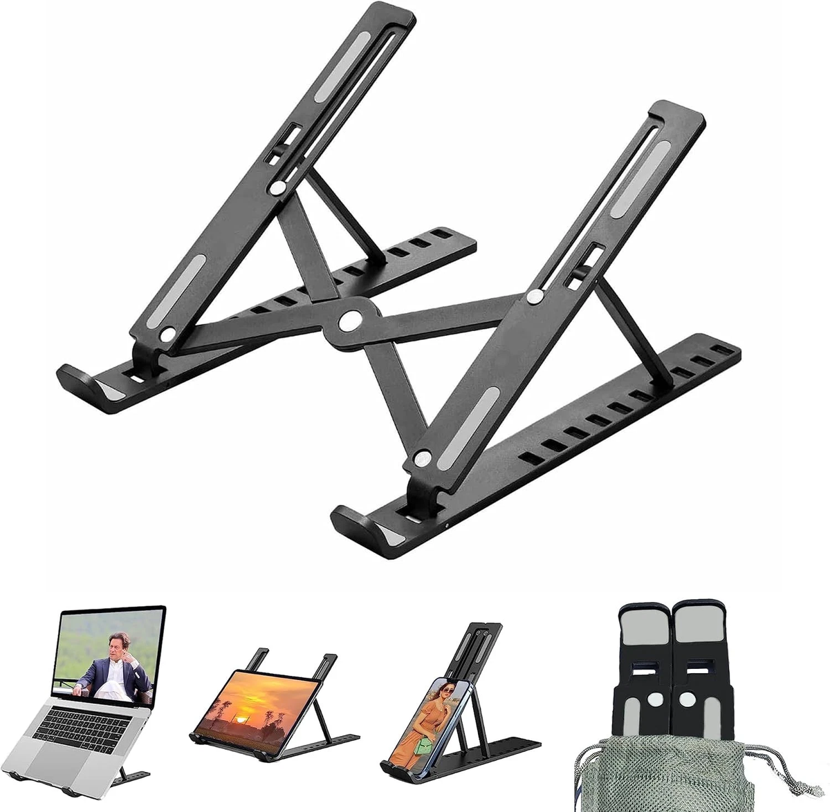 Portable Laptop Stand Adjustable Foldable Notebook Tablet Holder Laptop Stand Desk