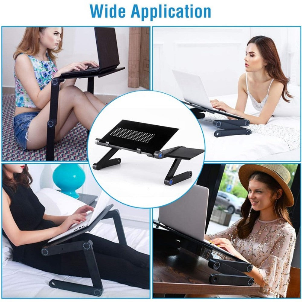 Laptop Stand Desk Table Adjustable Folding Computer Table Portable Sofa Lap Tray