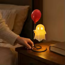 👻🕷️Spooky Ghost Night Light Halloween Vibe Cute Ghost Ornament LED💖